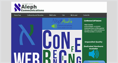 Desktop Screenshot of aleph-com.net