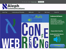 Tablet Screenshot of aleph-com.net